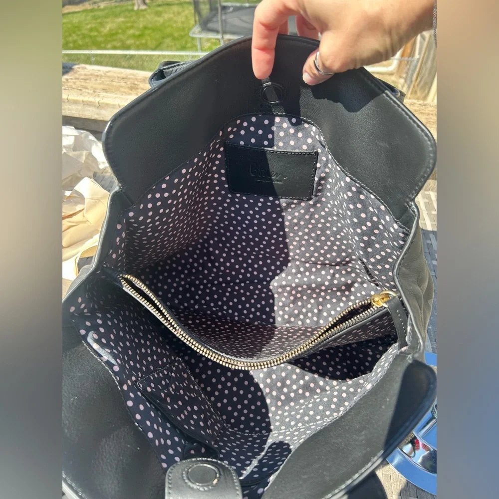 Boden Sherborne Leopard Print Cowhide Leather Tote Bag NWOT plus Dustbag - Picture 13 of 16